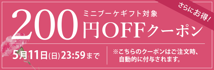 母の日スペシャルクーポン