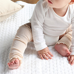 オーガニックコットン ベビーレッグウォーマー