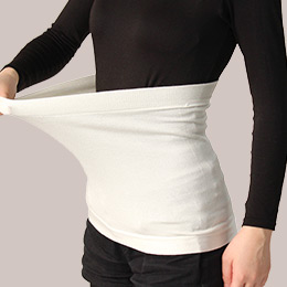 のびのびFit シルク腹巻き