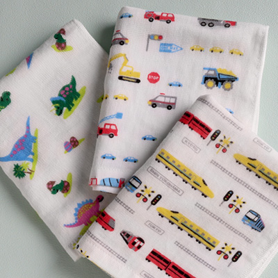 ガーゼタオル 男の子柄