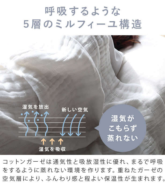 呼吸するような5層のミルフィーユ構造