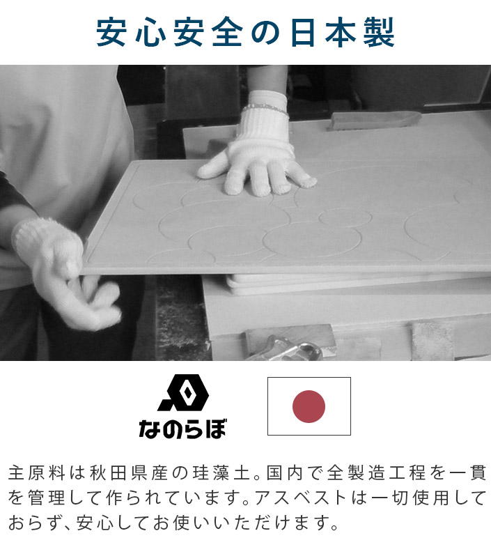 安心安全の日本製